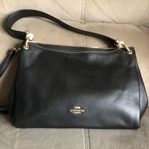 Coach Mia Shoulder bag, Black with crossbody strap